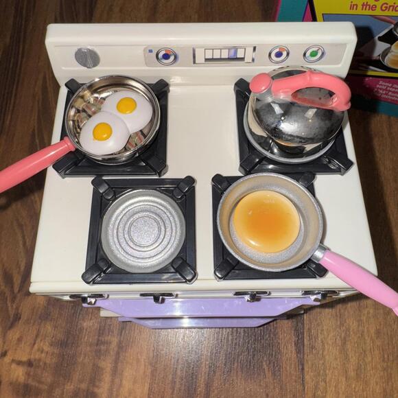 Kitchen Littles Deluxe Stove Tyco 1995 NEW Vintage - Picture 4 of 6